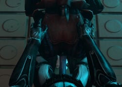 3d anal animated clothing cum darth666revan first_person_view geth geth_prime hand_on_hip mass_effect no_sound on_knees quarian robot video