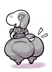 animal_crossing ass breasts canine cherry_(animal_crossing) female fur huge_ass maddeku nintendo thick_thighs video_games wide_hips