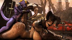 deathclaw from fallout by darkflash23