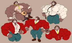 abs animal_crossing balls biceps bulge digby_(animal_crossing) flaccid furry furry_only garter_straps hyper hyper_balls hyper_genitalia hyper_penis hyper_testicles male male_only muscles muscular muscular_arms muscular_legs muscular_male muscular_thighs nintendo nipples pecs penis remert socks solo solo_male testicles veins year_request