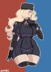 big_ass big_breasts blonde_hair fully_clothed kolin soviet street_fighter zpark