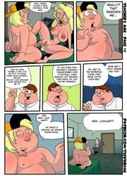 blonde_hair chris_griffin comic family_guy female lana_lockhart peter_griffin teacher's_aide teev