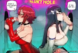 1girls ai_assisted ai_generated aizawa_tomo anime anime_style balls big_ass big_breasts blue_hair breasts caption clitoris cock comic comic_page curvaceous curvaceous_body curvaceous_female curvaceous_figure dialogue female female_focus fit_female girl girly glory_hole grabbing_penis handjob high_resolution highres horny hourglass_figure huge_ass huge_balls huge_boobs huge_breasts huge_butt huge_cock huge_testicles huge_thighs imminent_oral imminent_sex kill_la_kill kiryuuin_satsuki licking_penis manga manga_page medium_ass medium_breasts medium_penis muscular patreon penis penis_grab pussy red_hair self_upload sexy shiny sigabelle speech_bubble stable_diffusion story text text_bubble tomboy tomo-chan_wa_onna_no_ko uncensored vagina voluptuous voluptuous_female waifu waifu_diffusion worship