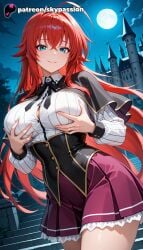 rias gremory from high school dxd by skypassion