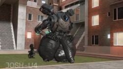 3d anal_vore animated anthro butt_crush crushing flying furry giant_male humping josh-u4 male_only massive_ass massive_balls massive_penis mecha northstar_(titanfall) oc original_character robot rubbing_balls sitting_on_another smaller_male sound sound_warning source_filmmaker tagme titanfall titanfall_2 video vore