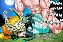 1boy 1boy1girl 1girls ai_generated anonymous_male aroused ass ass_bigger_than_head ass_ripple big_ass big_butt bigger_male black_hair blush body_markings bottom_heavy breasts breath dialogue drool drooling english_dialogue english_text excessive_genital_fluids excessive_pussy_juice fat_ass fat_butt female glissando grabbing grabbing_ass grabbing_from_behind helmet horny horny_female huge_ass huge_butt imp large_ass large_butt looking_at_partner looking_back looking_up male massive_ass massive_butt midna moon moonlight muscular muscular_male nintendo nude nude_male orange_hair partial_male penis prone prone_bone prone_bone_position prone_position pronebone pussy pussy_juice pussy_juice_puddle red_eyes rough_sex saliva sex shortstack size_difference small_breasts smaller_female sound_effects squeezing_butt sweat sweaty sweaty_ass sweaty_body sweaty_butt sweaty_thighs tears text the_legend_of_zelda the_legend_of_zelda:_twilight_princess thick_ass thick_butt thick_thighs thighs vaginal_fluids vaginal_juices vaginal_penetration vaginal_sex visible_breath wide_hips yellow_sclera