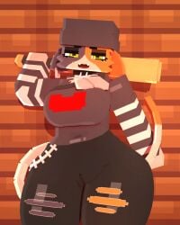 1girls 2025 3d animal_humanoid anthro anthro_female anthro_focus anthro_only baseball_bat beanie big_breasts big_thighs blush blush_lines breasts calico_cat cat cat_ears cat_girl cat_humanoid cat_tail catgirl choker clothed clothing collar coresvoid curvy curvy_body curvy_female curvy_figure curvy_hips curvy_thighs digital_media_(artwork) domestic_cat epic_games felid feline felis female female_anthro female_focus female_humanoid female_only female_solo fortnite fortnite:_battle_royale fully_clothed fur furry furry_female genitals hi_res horny horny_female huge_ass huge_breasts huge_thighs humanoid humanoid_anthro humanoid_female leash leash_and_collar looking_at_viewer mammal meow_skulls meow_skulls_(fortnite) meowskulls microsoft mine-imator mine-imator_(artwork) minecraft mojang multicolored_ears multicolored_fur multicolored_tail open_mouth piercing pussy pussy_visible_through_clothes simple_background smug smug_face solo solo_anthro solo_female solo_focus tail thick_hips thick_thighs thighs three-tone_fur three_tone_fur two-tone_tail two_tone_fur visible_pussy xbox_game_studios yellow_eyes