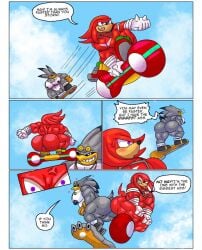 knuckles the echidna from sonic (series) by furryonline1