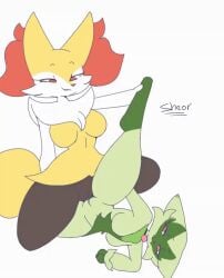 braixen from pokemon by sheor