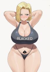android 18 from blacked by bbc gen