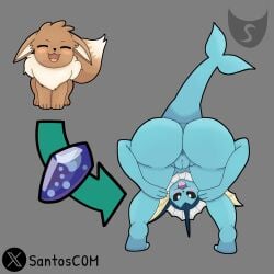 eevee from ahe gao by santosc0m