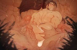 5boys abs anus ass bara beard big_ass black_hair blush bubble_butt bulge clenched_teeth exposed_anus facial_hair foreskin fundoshi gangbang gay group_sex hands_behind_back hands_on_ass huge_ass human intact kneeling league_of_legends legs_spread long_hair_male looking_at_viewer male male/male male_nipples male_only muscular_back muscular_male on_top penis perineum ponytail presenting rapbitan retracted_foreskin smooth_skinned_male spread_ass squeezing squeezing_butt stretched_anus thick_ass thick_thighs tied_hands tied_up tight_underwear uncut underwear underwear_aside veiny_penis white_underwear yasuo