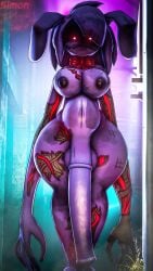 bonfie from five nights at freddy's by cally3d