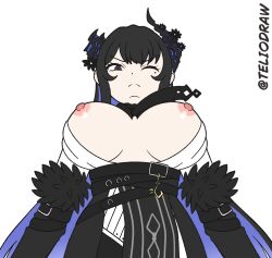 nerissa ravencroft from hololive by teliodraw