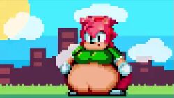 1girls 2d amy_rose amy_rose_xl animated ass ass_focus big_ass blob chuck_forest classic_amy_rose fart fart_fetish fat fat_belly fat_woman female_only morbidly_obese morbidly_obese_anthro morbidly_obese_female mp4 music obese obese_anthro obese_female overweight overweight_female pink_fur sega sonic_(series) sound tagme video