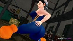 1girls 3d animated ass ass_focus big_ass big_breasts blonde_hair capcom chun-li female female_focus female_only focus_on_ass giddora large_ass mp4 no_sound street_fighter street_fighter_6 street_fighter_v tagme video