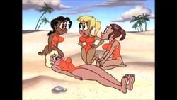 2d animated big_breasts cpr curled_toes extreme_french_kiss female female_only french_kiss kissing large_ass lesbian lifeguard lipstick moan moaning moaning_in_pleasure mouth_to_mouth multiple_females multiple_girls orange_swimsuit public public_use ren_and_stimpy ren_and_stimpy_"adult_party_cartoon" resuscitation sound struggle struggling tagme video wide_hips yuri