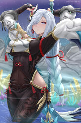 shenhe (genshin impact) from genshin impact by archstreal