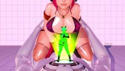 1girls 3d animated armwear ass_grab bouncing_breasts cat_ears cowgirl_position gloves headphones hologram huge_breasts huge_cock large_ass larger_male machine necklace ozisan pants pink_hair shiny_skin short_hair sound thick_thighs thighhighs vaginal_penetration video voluptuous wide_hips