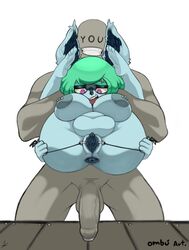 anus big_breasts breasts cock female karge_penis league_of_legends male ombú_art penis piledriver pussy riot_games self_insert shortstack stretched_anus stretched_pussy vagina vex_(league_of_legends) yordle