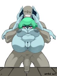 anus artist_request big_breasts breasts female league_of_legends ombú_art piledriver pussy riot_games self_insert shortstack vagina vex_(league_of_legends) yordle