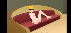 breasts couch female_masturbation hat hat_only human juiceshooters masturbation musa musa_(winx_club) open_legs pussy sofa winx_club