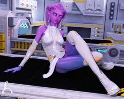 3d alien alien_girl atherisnsfw clothed clothing cute large_breasts monster_girl pinup sci-fi science_fiction shilidth_(atherisnsfw) shiny_skin slushe_(website) tagme xylarean_(atherisnsfw)