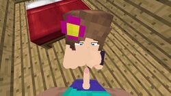 1boy 1boy1girl 1girls 3d animated bed bedroom big_ass big_breasts big_penis blowjob blue_eyes brown_hair character commission cum cum_in_mouth cum_inside erection face_fucking fellatio female gameplay handjob horny_female human human_female humanoid jenny_belle_(slipperyt) looking_at_another looking_at_partner looking_at_penis looking_up male male/female mine-imator minecraft minecraft_xxx nude outside pink_flower schnurritv sex sound steve_(minecraft) stockings tagme teenager video voice_acted