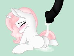 black_penis blush cum_in_pussy cum_inside embarrassed horny mlp_oc my_little_pony sweetheart