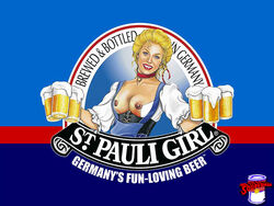 beer bizarro_souperman mascot mascot st_pauli_girl