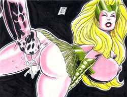 after_sex amora_the_enchantress large_penis marvel marvel_comics penis rob_durham straight straight_hair thor_(series)