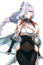 shenhe (genshin impact) from genshin impact by rein (artist)