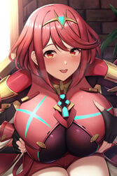 1girls big_breasts fou_zi paintcan pyra xenoblade_(series) xenoblade_chronicles_2