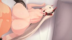 1girls 3d anus ass deep_penetration doggy_style female holding_penis long_hair lucia:_crimson_abyss_(punishing:_gray_raven) lucia_(punishing:_gray_raven) nude punishing:_gray_raven robot_girl sex white_hair ysoukai