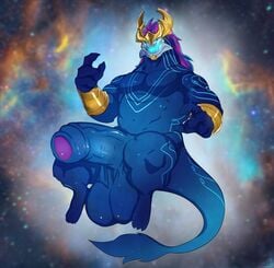 anthro asian_mythology aurelion_sol balls biceps big_balls big_penis bioluminescence blue_body blue_eyes bodily_fluids boner bonicfan123 claws cosmic_background dragon east_asian_mythology eastern_dragon erection flufflecraft genitals glowing hair hi_res huge_balls huge_cock hyper hyper_balls hyper_genitalia hyper_penis league_of_legends looking_at_viewer male male_only muscles muscular muscular_anthro muscular_male mythology nude open_mouth pecs penis riot_games scalie simple_background solo solo_male space space_background triceps vein veiny_penis video_games