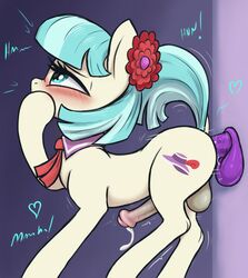 absurd_res animal_dildo animal_genitalia animal_penis animal_sex_toy blue_hair blush bodily_fluids coco_pommel_(mlp) cum cum_while_penetrated cutie_mark dildo dildo_insertion equid equine equine_dildo equine_penis feral friendship_is_magic ftg_crossgender fti_crossgender genital_fluids genitals gynomorph hair hasbro hi_res intersex mammal masturbation my_little_pony penetration penis raised_tail rule_63 sex_toy sex_toy_insertion solo t72b