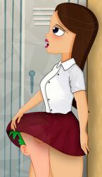 1boy 1girls 2023 4427strudel against_wall blue_eyes brown_hair canon_couple cunnilingus disney disney_channel disney_xd dominant_female female femdom ferb_fletcher good_boy grabbing_head green_hair grown_up leaning_against_wall lips locker_room lockers male miniskirt moaning phineas_and_ferb schoolgirl schoolgirl_outfit schoolgirl_uniform shirt skirt standing standing_cunnilingus student submissive_male vanessa_doofenshmirtz wholesome younger_male