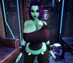 1girls 3d 3d_animation alternate_breast_size animated bare_shoulders big_breasts big_hips black_choker blue_skin breasts busty choker cleavage elf elf_ears elf_female elf_girl female female_only female_solo garry's_mod hair heterochromia hips hourglass_figure huge_breasts huge_hips humanoid large_breasts large_hips legs lips long_ears long_pointy_ears longer_than_30_seconds mp4 no_sound pointy_ears purple_hair short_hair skin_tight slim_waist small_waist solo solo_female soria standing thick thick_legs thick_lips thick_thighs thighs thin_waist tight_clothing tiny_waist unreal_tournament vaako video virtamate voluptuous waist wasp_waist wide_hips