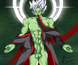 dragon_ball dragon_ball_super fused_zamasu goku_black male male_focus male_only solo_male super_saiyan super_saiyan_rose zamasu