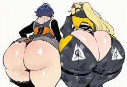 ai_generated ass belle_(zenless_zone_zero) blonde blonde-haired_female blonde_female blonde_hair blonde_hair_female female hnakano88929 tagme trigger_(zenless_zone_zero) yellow_hair yellow_hair_female zenless_zone_zero