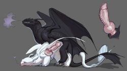 bodily_fluids breed bulge cum cum_drip cum_in_vagina cum_inside dragon dreamworks dripping duo ejaculation european_mythology female feral fury_(httyd) genital_fluids genitals hi_res how_to_train_your_dragon knot knot_root knotted_penis knotting l0c7_04 light_fury looking_pleasured male male/female mythological_creature mythological_scalie mythology night_fury nubless penis ribbed_penis scalie sex toothless vein veiny_penis western_dragon x-ray_view