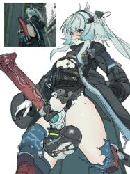 animal_genitalia arcane_(arknights:_endfield) arknights:_endfield futanari victim_alice
