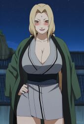 1girl 1girls ai_generated anime boruto breasts curvy curvy_female curvy_figure eyes female fit hair naruto naruto_shippuden nsfw stickyai tits tsunade_(naruto) voluptuous