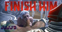 big_ass big_balls big_breasts big_penis cum cum_in_mouth jjjjd male/female monster_cock mortal_kombat mortal_kombat_11 shao_kahn sindel