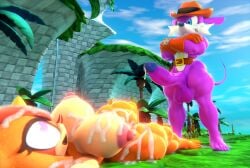 3d after_sex cumshot diag34k fang_the_sniper fucked_silly heart-shaped_pupils huge_penis sonic_(series) trip_the_sungazer