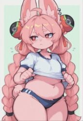 1girls 2026 2d 2d_(artwork) 2d_artwork ai_assisted ai_generated animal_ear_fluff animal_ears animal_humanoid animal_tail anthro anthro_only ass bangs belly big_ass big_butt big_ears braid braided_hair braided_twintails braids breasts bubble_ass bubble_butt bunny bunny_ears bunny_girl bunny_tail chubby cowlick cowwbox cub curvaceous curvy curvy_body curvy_female curvy_figure curvy_hips ear_piercing earrings female female_only flat_chest front_view fur furry furry_female furry_only gym gym_clothes gym_uniform hair_ornament hi_res highres hoyoverse large_ass large_butt long_ears long_hair mihoyo petite pink_fur pink_hair rabbit rabbit_ears rabbit_girl rabbit_humanoid rabbit_tail red_eyes round_ass round_butt small_breasts solo solo_female straight_hair thick thick_ass thick_hips thick_legs thick_thighs thighs twintails voluptuous voluptuous_female wide_hips zenless_zone_zero zhao_(zenless_zone_zero)