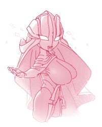 breasts cape female paripariarts ultraman_(franchise)