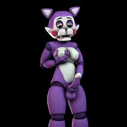 1futa 3d cindy_(fnac) five_nights_at_candy's five_nights_at_freddy's fnafpornartist futa_only futanari masturbation standing