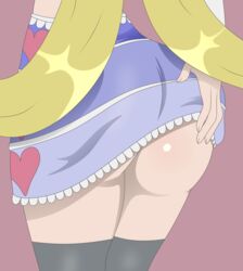 ass big_ass bobobo-bo_bo-bobo bottomless bottomless_skirt bubble_butt denbo dress etcaos upskirt