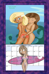 bonnie_rockwaller connie_rockwaller disney female female_only human kim_possible lonnie_rockwaller multiple_females multiple_girls nipples straight_hair yumibow yuri